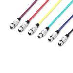 Mikrofonski kabel 3 STAR XLR ženski/XLR moški SET - 0,5 m