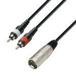 Audio kabel 3 STAR XLR moški/2 x RCA moški - 6 m