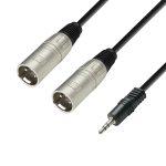 Audio kabel 3 STAR 3,5 mm Jack stereo/2 x XLR moški - 6 m