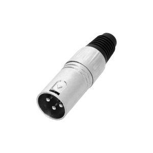 XLR 4 STAR konektor 3-polni moški
