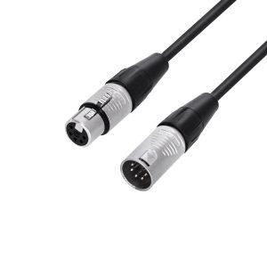 DMX kabel 4 STAR AES/EBU XLR moški/XLR ženski 5-polni - 15 m