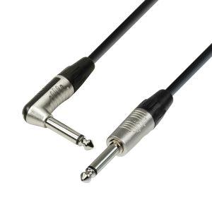 Instrumentalni kabel 3 STAR 6,3 mm Jack/6,3 mm Jack mono kotni - 3 m