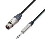 Mikrofonski kabel 5 STAR Neutrik XLR ženski/6,3 mm Jack stereo - 10 m