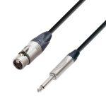 Mikrofonski kabel 5 STAR Neutrik XLR ženski/6,3 mm Jack mono - 10 m