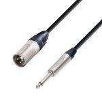 Mikrofonski kabel 5 STAR Neutrik moški/6,3 mm Jack mono - 3 m