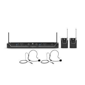 LD Systems U306 BPH 2 - dvojni naglavni brezžični mikrofonski sistem - 655 -  679 MHz
