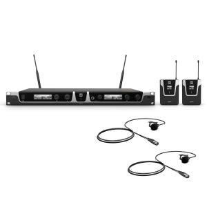LD Systems U506 BPL 2 - dvojni brezžični kravatni mikrofon 655 – 679 MHz